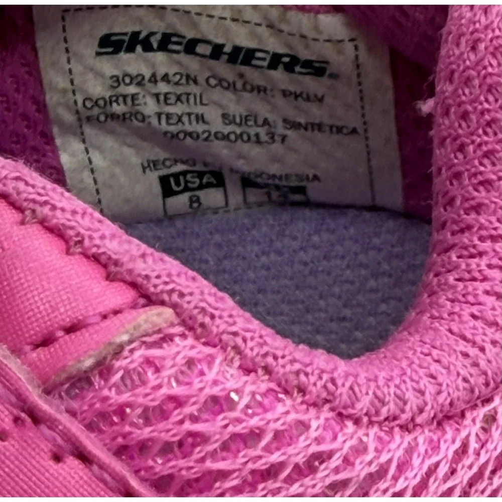 Skechers Toddler Dreamy Dancer Pink Turquoise Athletic Sneakers Girls Size 8